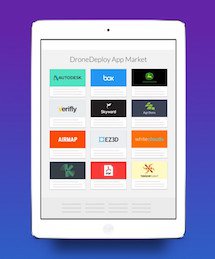DroneDeploy's app market DroneDeploy's app market