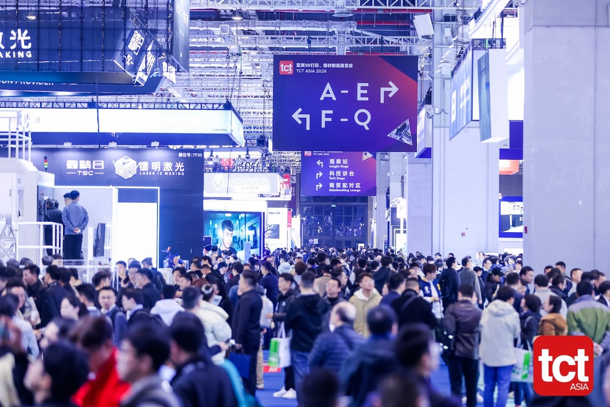 Big metal 3D printing and lots of laser power: TCT Asia 2026 in pictures