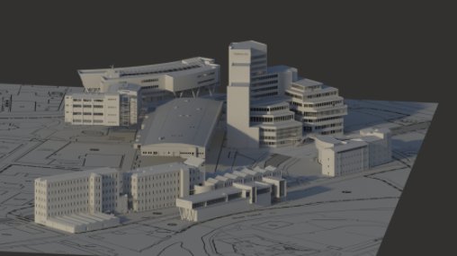 A render of the University of Huddersfield campus      A render of the University of Huddersfield campus - 3M BIC