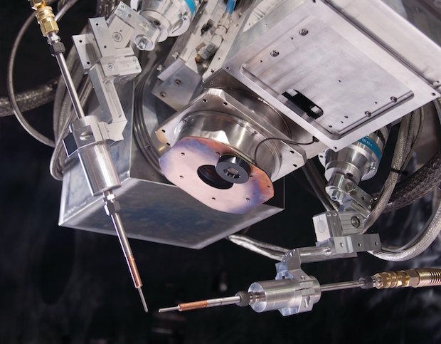 Sciaky EBAM system      A Sciaky EBAM System with a dual wirefeed configuration. - Hand-out Sciaky, Inc.