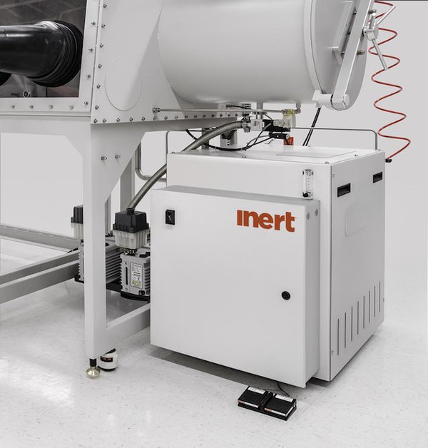 Inert Gas Management System                Inert De-Powdering Enclosure.