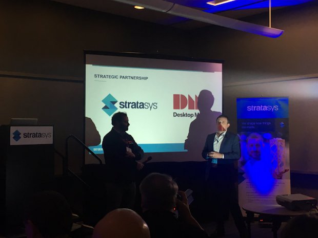 Stratasys RAPID 2017 Desktop metal      Stratasys and Desktop Metal announce their strategic partnership live from RAPID+TCT.