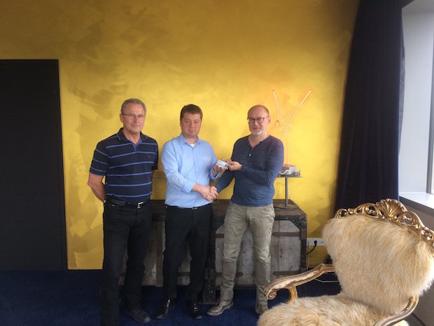 FIT AG Romanian subsidiary      Dr. Andreas Ziegler (Head of Research and Development at FIT AG), Ovidiu Lupu (appointed Branch Manager FIT Additive S.R.L. Brasov) and Carl Fruth (founder ...