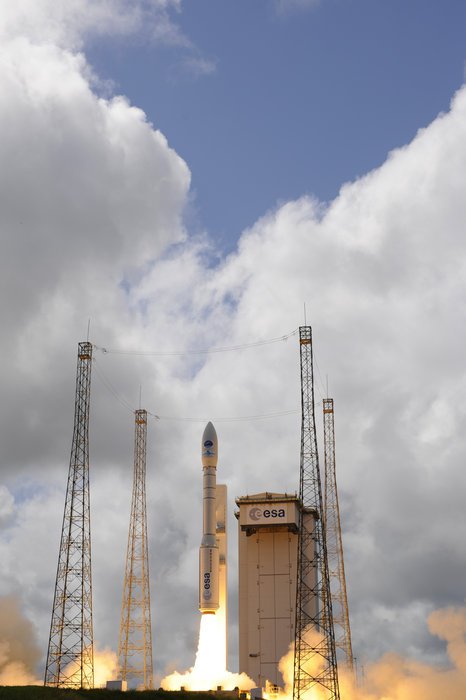 European Space Agency Vega                Vega small launcher - STEPHANE CORVAJA