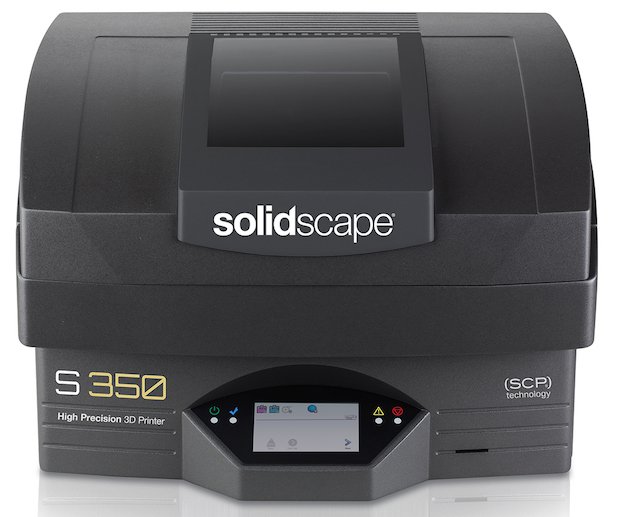 Solidscape S350 3D Printer      The Solidscape S350 3D printer. - Alicia Beard