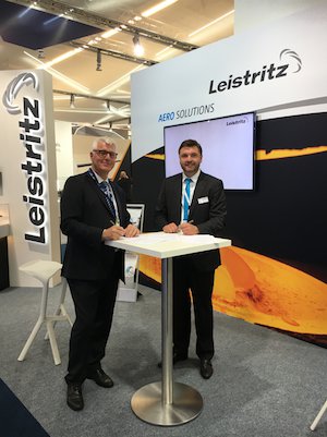 Bionic Production Leistritz Turbinentechnik GmbH                Sven Nieper, Managing Director, Leistritz Turbinentechnik GmbH (right) and Klaus Mueller, CCO, Bionic Production AG (left) s...