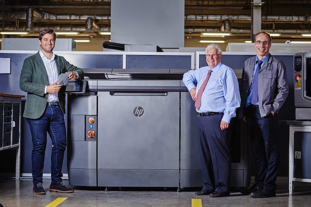 MTC HP Europac      From left to right: Victor Marti, HP’s 3D Print EMEA Go to Market Manager; John Beckett, Europac 3D Managing Director; and Chris Ryall, Operations Manager, Additive Man...