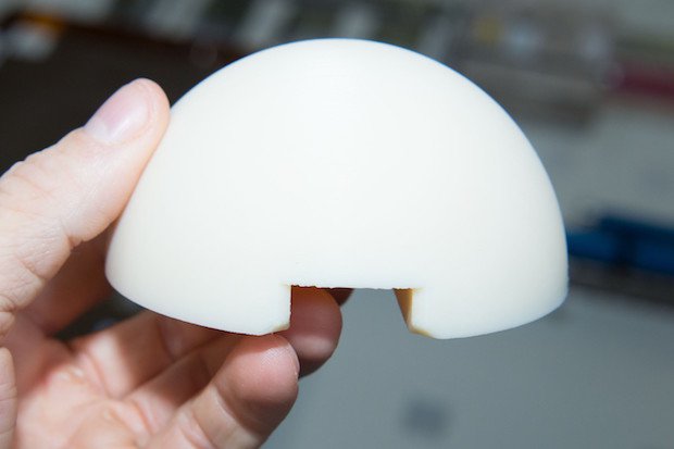 Made In Space Raditiation shields      Made In Space's radiation shields 3D printed in ABS plastic with the company's Additive Manufacturing Facility.