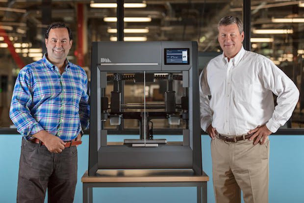 Desktop Metal Morris Group      Ric Fulop, CEO and co-founder of Desktop Metal (left) and Brad Morris, President and CEO of Morris Group, Inc. (right). - Tim Pumphrey