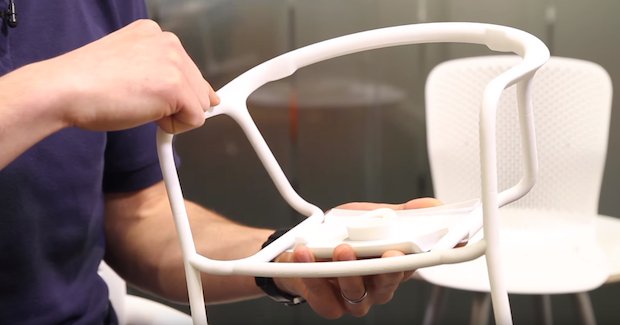 SYS Systems Stratasys TCT Show prototype      Herman Miller prototype Keyn chairs are created using the Stratasys Fortus 3D printer.