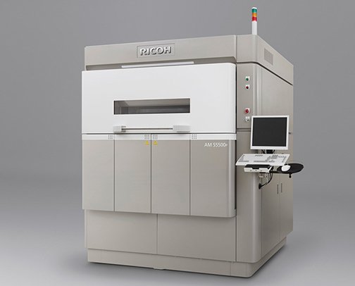 Ricoh AM-S5500P-504_tcm100-12774                As BASF and Ricoh Europe partner, the chemical company will work alongside the technology firm to develop materials for the AM S5500P machin...