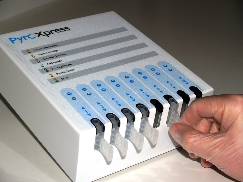Protomold has enabled PyroXpress testing      Protomold has enabled PyroXpress testing, reducing background contamination risk.