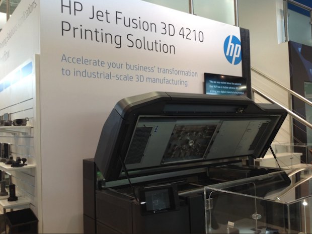 HP MJF 4210 @ formnext 17      HP's 4210 Multi Jet Fusion production system. - Martina Heimerl/ Twitter