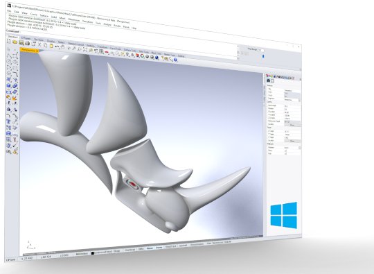 Rhinoceros software                The Rhino software is one of several Rhinoceros products to be offered through Shining 3D's global distribution network. - Robert McNeel & Associates