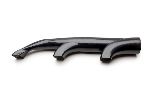 An 'under the hood' air duct part printed on HP's MJF platform in PA12 material with vapour polishing post-processing. - Jabil