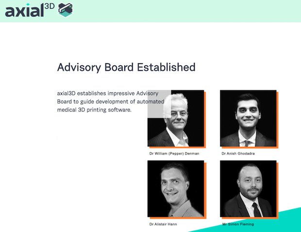 axial 3D advisory board      The axial3D Scientific Advisory Board - axial3D