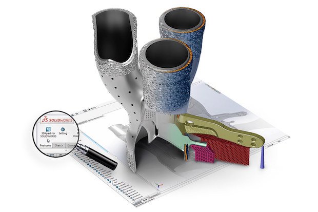 3D Systems 3DXpert SOLIDWORKS      3DXpert delivers a direct design for additive manufacturing workflow for SOLIDWORKS users.