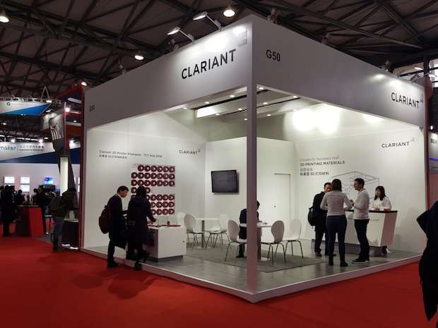 TCT Asia Clariant      Clariant's stand at TCT Asia