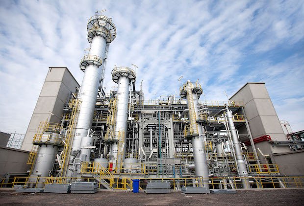 Evonik 2021 PA 12 plant      Part of the PA12 production complex in Marl - Evonik