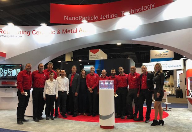 XJet @ RAPID + TCT 2018      The XJet team at RAPID + TCT 2018 - XJet/ Twitter