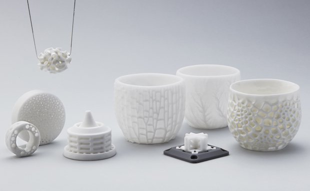 Parts printed in Formlabs' Ceramic Resin.