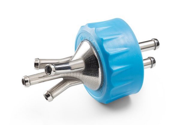 3D printed four port connector cap