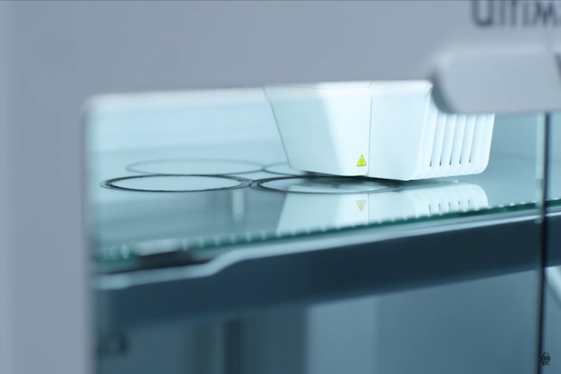 Ultimaker S5                The Ultimaker S5 in operation. - YouTube/ Ultimaker