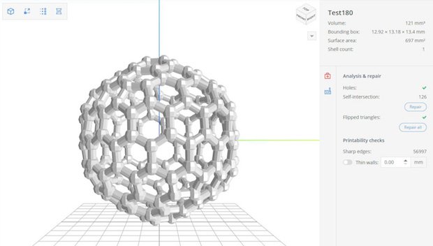 AMFG_Printability Analysis                Printability analysis inside the new AMFG software. - AMFG