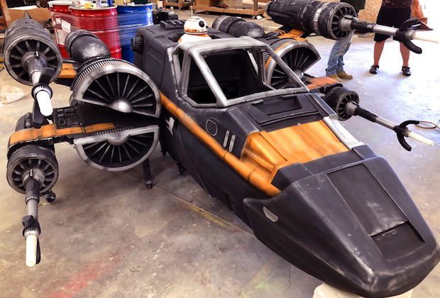 Massivit Star wars      The force of Massivit 3D printing was used to create the ‘world’s first’ X-Wing Fighter wheelchair costume for Star Wars fanatic, Vedant Singhania.