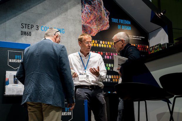 Dyemansion TCT      Dyemansion stand at TCT Show 2018.