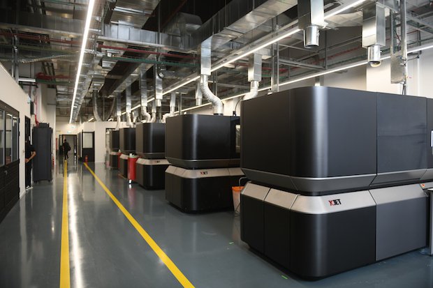 Inside XJet's Additive Manufacturing Center.