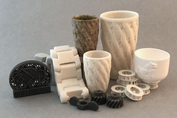 Tethon3D ceramic and metal parts      Parts printed in high-load ceramic, glass-ceramic and iron on Tethon's Bison 1000. - Tethon 3D