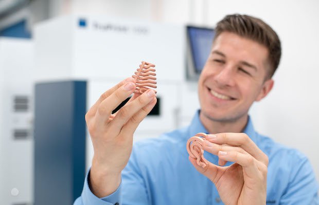 3D printing of copper with TruPrint 1000. - Martin Stollberg