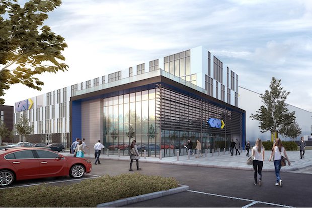 GKN Aero global-tech-center      Render of GKN Aerospace's Global Technology Centre to open in Bristol in 2020. - GKN Aerospace