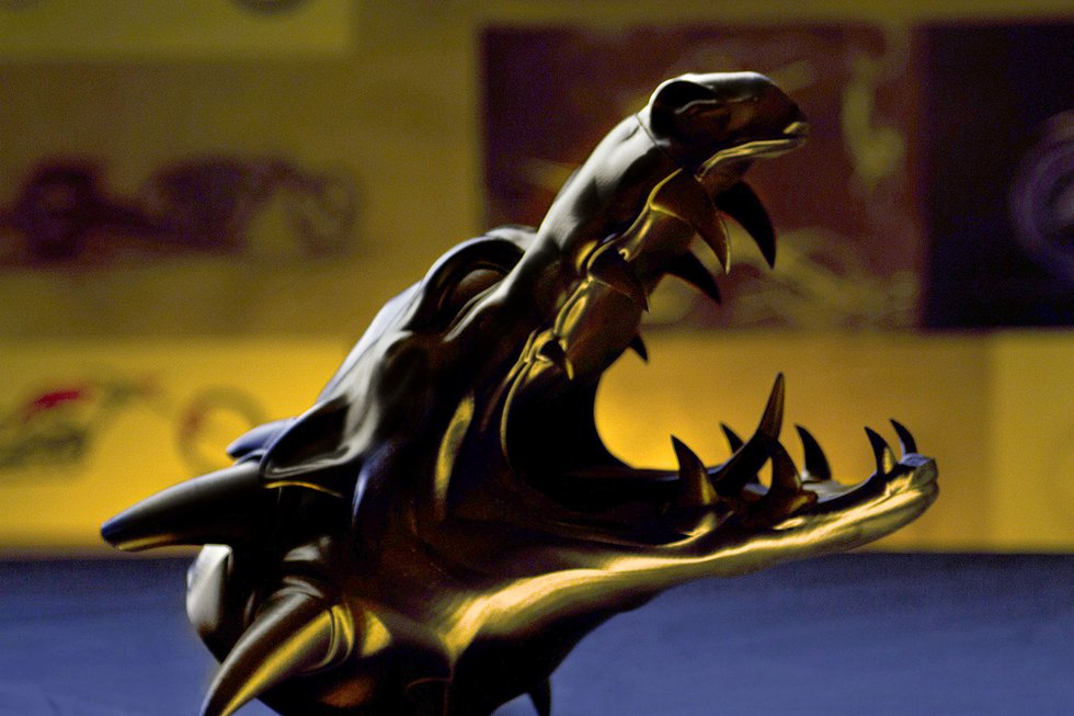 Dragon head      Stratasys was involved in one of the week's biggest 3D print stories - OCC's dragon bike project.