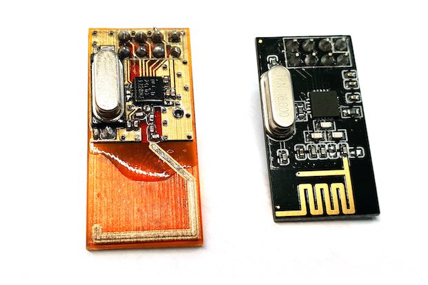 Nano Dimension - 3D printed transceiver      Comparison of a 3D printed transceiver with a traditional transceiver. - Nano Dimension