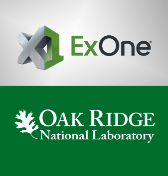 ExOne and Oak Ridge National Lab to advance binder jet 3D printing