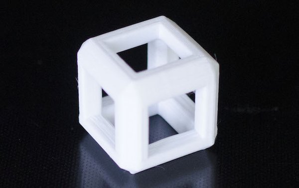 Switch cube frame printed 248 times by 3DQue in an in-house field trial.
