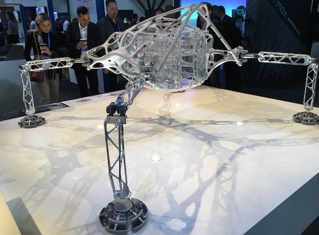 Generatively designed space exploration lander created with NASA’s Jet Propulsion Laboratory.