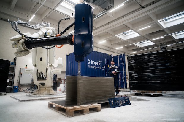 XtreeE      XtreeE construction 3D printing technology. - Plurial Novilia