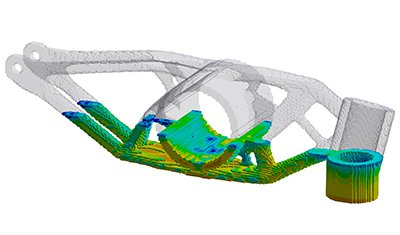 ANSYS simulation                Additive Science determines optimum process parameters while print simulation tools facilitate the set-up and solving of print simulations.