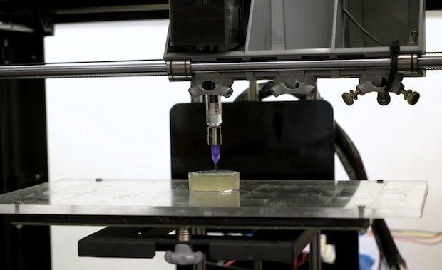 FRESH platform enables 3D printing of collagen (Source: Carnegie Mellon University)