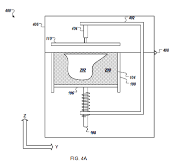 Tethon 3D binder jet drawing                Tethon 3D drawing: components labelled 110 and 106 exhibit compression plates which ensure greater control over isotropic density of parts. - Te...