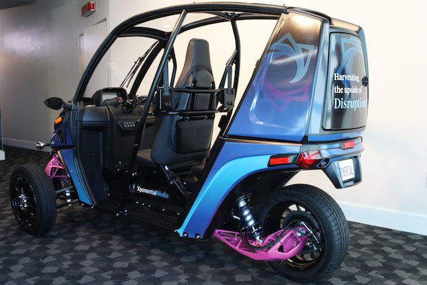 Arcimoto's Fun Utility Vehicle with generatively designed components.      Arcimoto's Fun Utility Vehicle with generatively designed components.