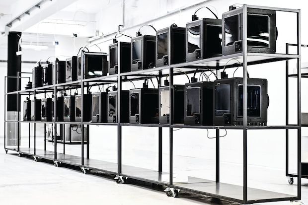 Zortrax print farm.      Zortrax print farm.