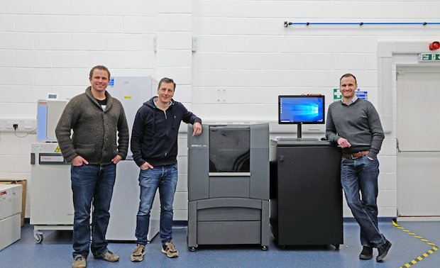 BiologIC Tech      Left to right: Dr Colin Barker, Richard Vellacott and Nick Rollings.