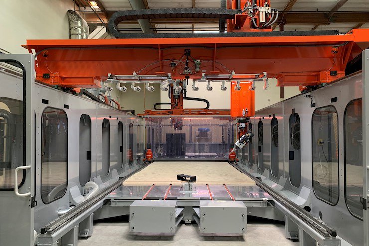 Ascent Additive Manufacturing Machine Installation      Ascent's large-format additive manufacturing machine.