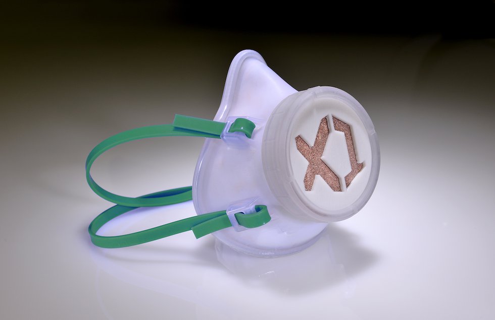 ExOne's reusable respirator filter is 3D printed in copper and fitted in a sterilisable mask 3D printed by Open Health Solutions, an affiliate of digital dentistry provider Core3DCentres.