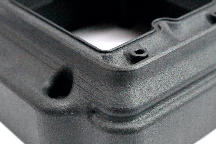 Shot peening close up. 3DPRINTUK      Shot peening close up.