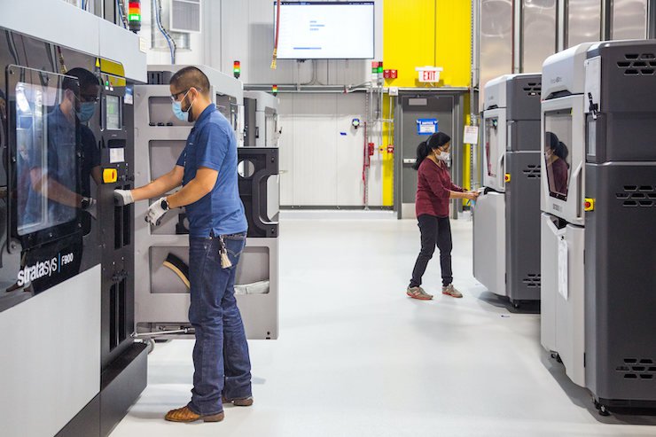 General Motors      Stratasys FDM machines inside GM facilities. - Jeffrey Sauger Jeffrey Sauger for Genreal Motors
